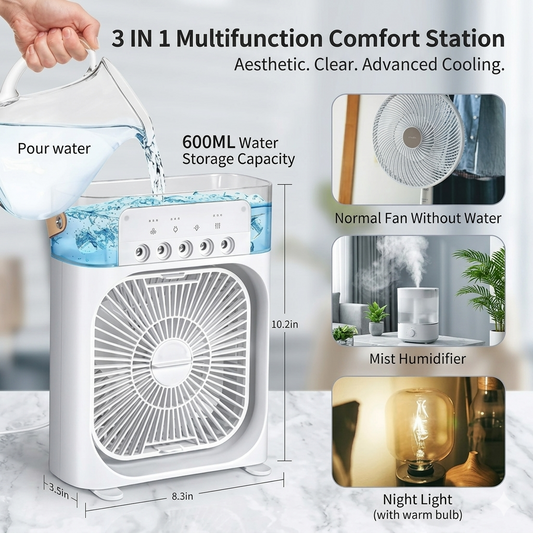Elevate comfort with the Portable Air Conditioner Fan